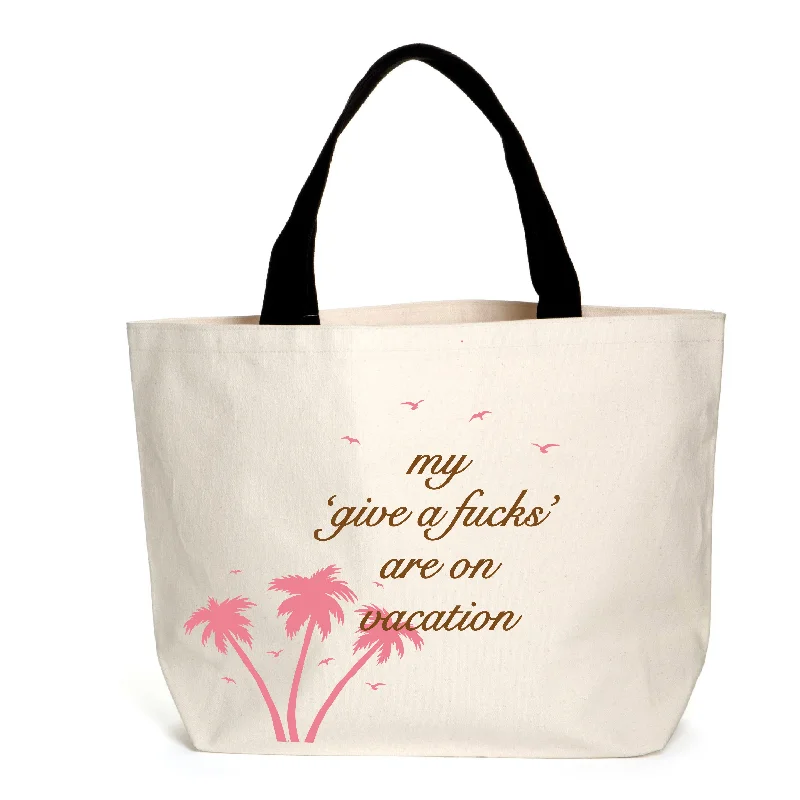 Compact Bags For Minimalist Travelers My 'Give a F's' Are On Vacation Tote Premium Handbags At Unbeatable Markdowns Compact Bags For Minimalist Travelers My 'Give a F's' Are On Vacation Tote Premium Handbags At Unbeatable Markdowns