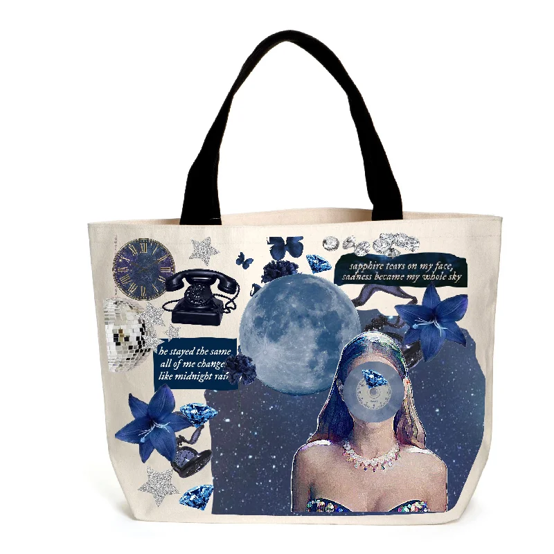 The Latest Trends Blue Moonlight Tote Must-Have Bags At Irresistible Discounts