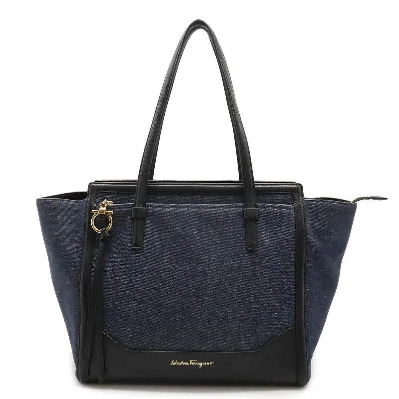 Holiday Gift Bags For Christmas Salvatore Ferragamo Denim Leather Amy Tote Bag Everyday Handbags At Wallet-Friendly Prices Holiday Gift Bags For Christmas Salvatore Ferragamo Denim Leather Amy Tote Bag Everyday Handbags At Wallet-Friendly Prices