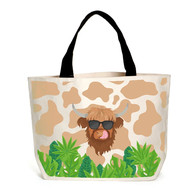 Popular Collection Harvey the Summer Highland Cow Tote Stylish Handbags At Unbeatable Discounts Popular Collection Harvey the Summer Highland Cow Tote Stylish Handbags At Unbeatable Discounts