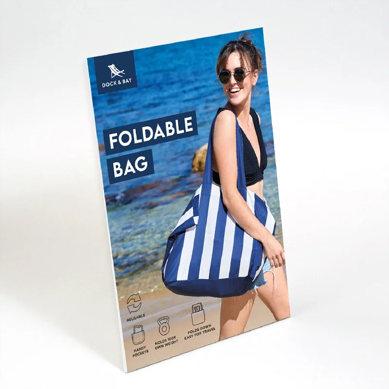 Day-To-Night Styles Dock & Bay Point of Sale Product Cards - Foldable Bag The Ultimate Sale On Must-Have Handbags Day-To-Night Styles Dock & Bay Point of Sale Product Cards - Foldable Bag The Ultimate Sale On Must-Have Handbags