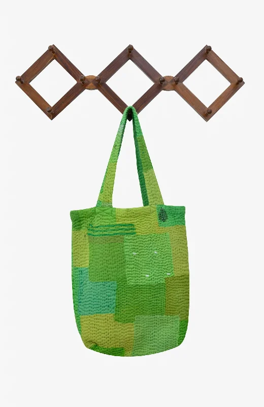Lightweight Bags With Clearance Prices Mosaic Fray Handmade Vintage Kantha Tote Bag -Lime Green - Trendy & Timeless Bags, Now On Sale Lightweight Bags With Clearance Prices Mosaic Fray Handmade Vintage Kantha Tote Bag -Lime Green - Trendy & Timeless Bags, Now On Sale