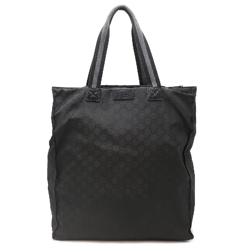 Party Bags For New Year's Eve And Special Occasions Gucci Nylon Leather GG Tote Bag Black Upgrade Your Look With Fashionable Bags Party Bags For New Year's Eve And Special Occasions Gucci Nylon Leather GG Tote Bag Black Upgrade Your Look With Fashionable Bags