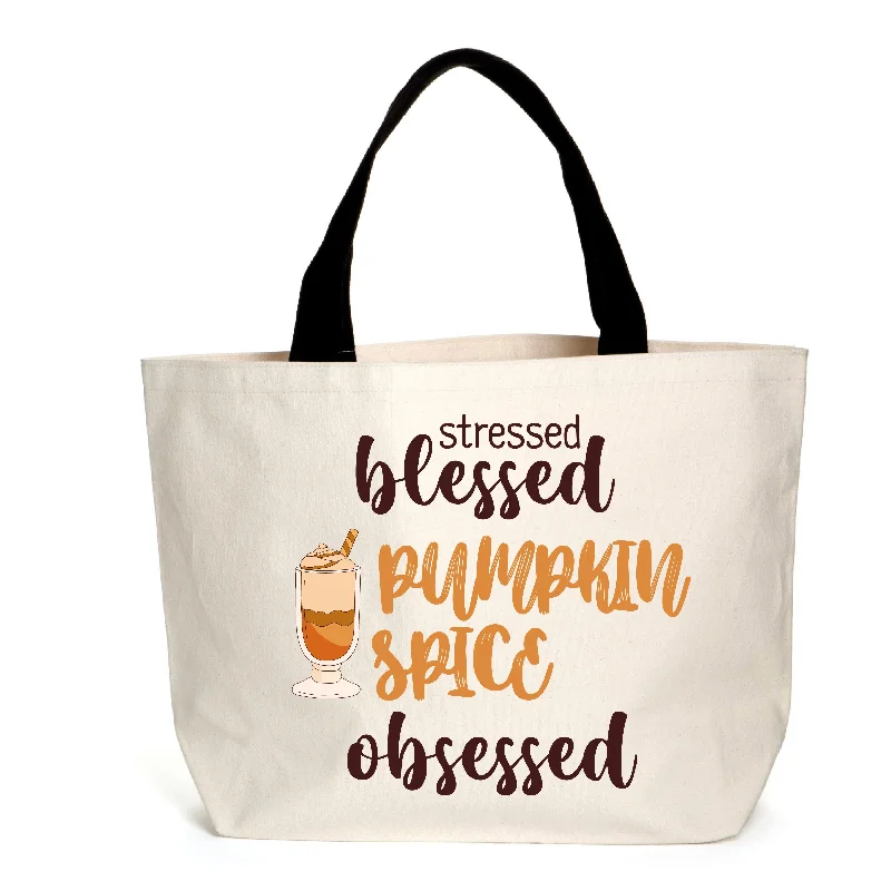 Casual Fashion Pumpkin Spice Obsessed Tote Chic And Affordable Bags – Grab Yours Today Casual Fashion Pumpkin Spice Obsessed Tote Chic And Affordable Bags – Grab Yours Today