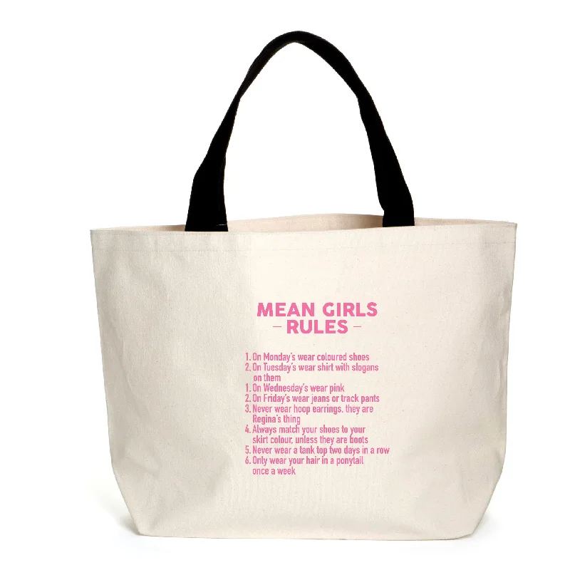 Stylish And Affordable Bags For Every Occasion Mean Girls Rules Tote Flash Sale On Handbags Stylish And Affordable Bags For Every Occasion Mean Girls Rules Tote Flash Sale On Handbags