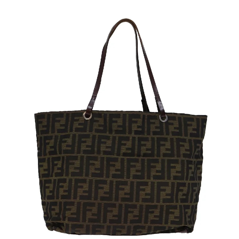 Luxury Bags For Working Professionals FENDI Zucca Canvas Tote Bag Brown 72779 Affordable Elegance With High-Quality Bags Luxury Bags For Working Professionals FENDI Zucca Canvas Tote Bag Brown 72779 Affordable Elegance With High-Quality Bags
