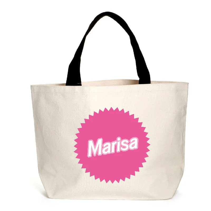 Limited-Time Offer Personalised Pink Badge Name Tote Chic Crossbody Bags, Limited Offers Limited-Time Offer Personalised Pink Badge Name Tote Chic Crossbody Bags, Limited Offers