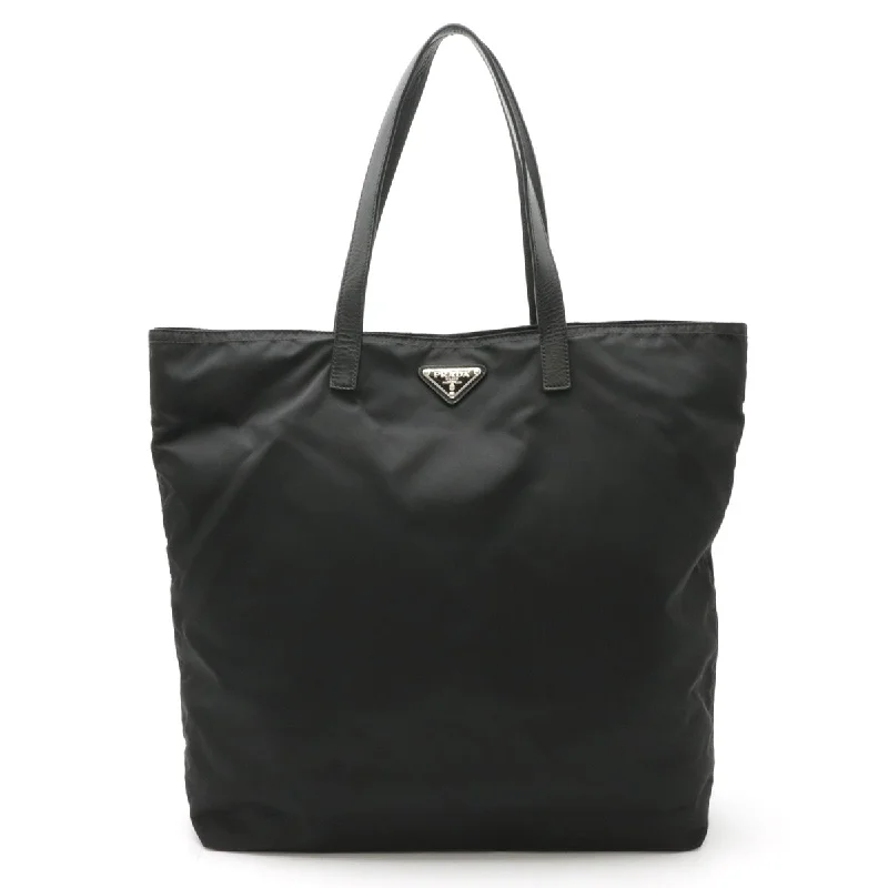Chic And Clearance-Priced Tote Bags Prada Nylon Leather Tote Bag Black Timeless Handbags, Flash Sale Chic And Clearance-Priced Tote Bags Prada Nylon Leather Tote Bag Black Timeless Handbags, Flash Sale