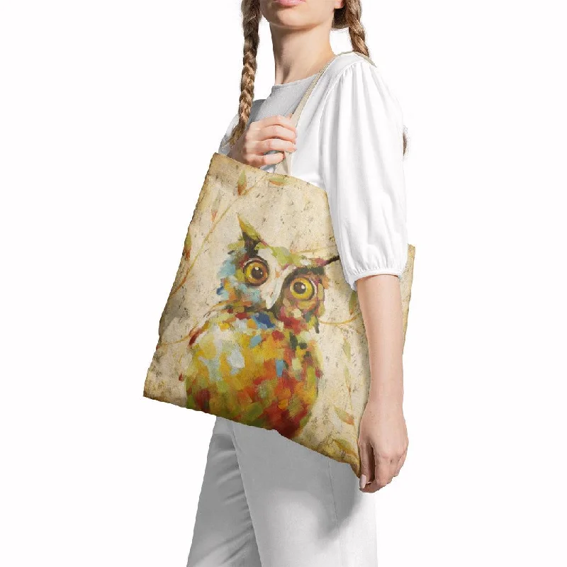 Clearance-Priced Bags Tote Bag Owl Elegant Purses, Shop & Save