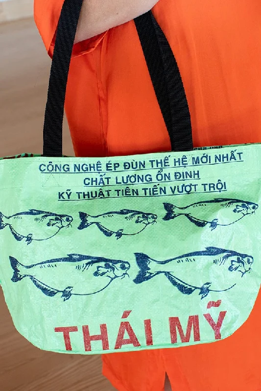 Flash Sale Fever Rice Tote Bag Aqua High-End Bags, Low-End Prices
