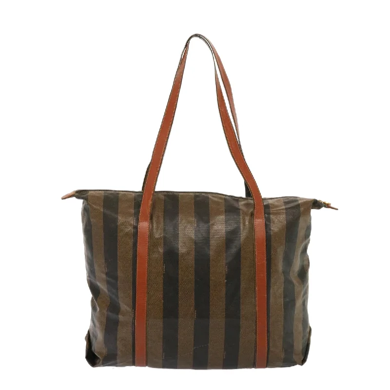 High-Quality Bags FENDI Pecan Canvas Tote Bag Brown Black bs14250 Elegant Bags, Limited Stock High-Quality Bags FENDI Pecan Canvas Tote Bag Brown Black bs14250 Elegant Bags, Limited Stock