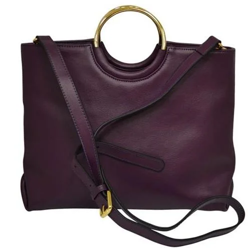 Trendy Bags For Sales MILLFIELD - Womens Purple Leather Ring Handle Tote Shoulder Crossbody Bag Fashionable Handbags, Limited-Time Deals Trendy Bags For Sales MILLFIELD - Womens Purple Leather Ring Handle Tote Shoulder Crossbody Bag Fashionable Handbags, Limited-Time Deals