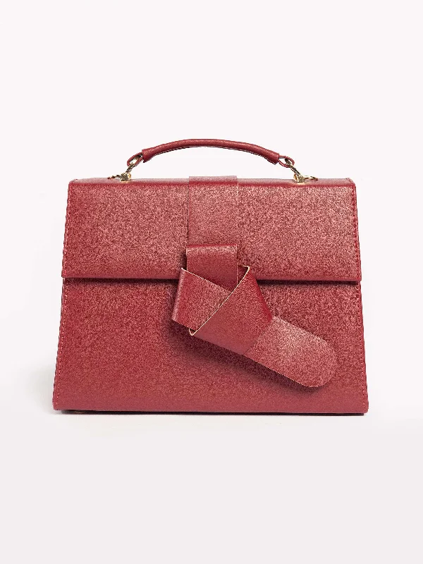 Tie Knot Box Handbag Grab Your Favorite Handbags At Discounted Prices