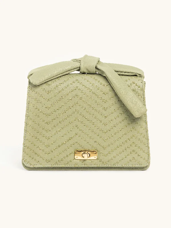 Textured Tie Knot Handbag Chic Bags, Shop Now