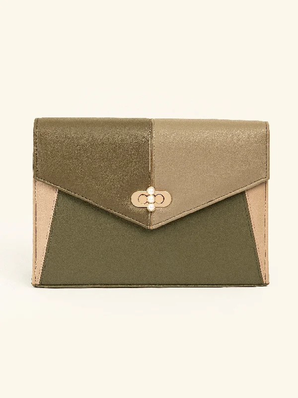 Pearl Lock Envelope Handbag Stylish Totes, Special Discounts