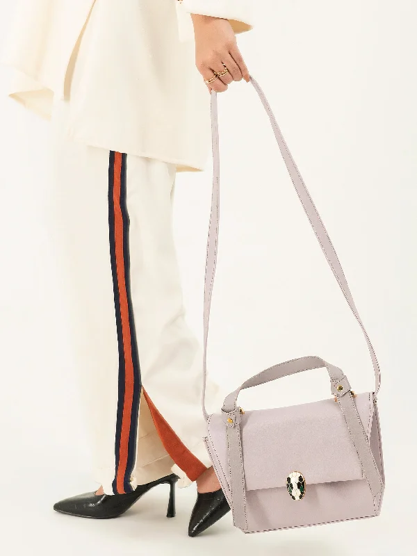 Embossed Brooch Handbag Must-Have Bags At Irresistible Discounts