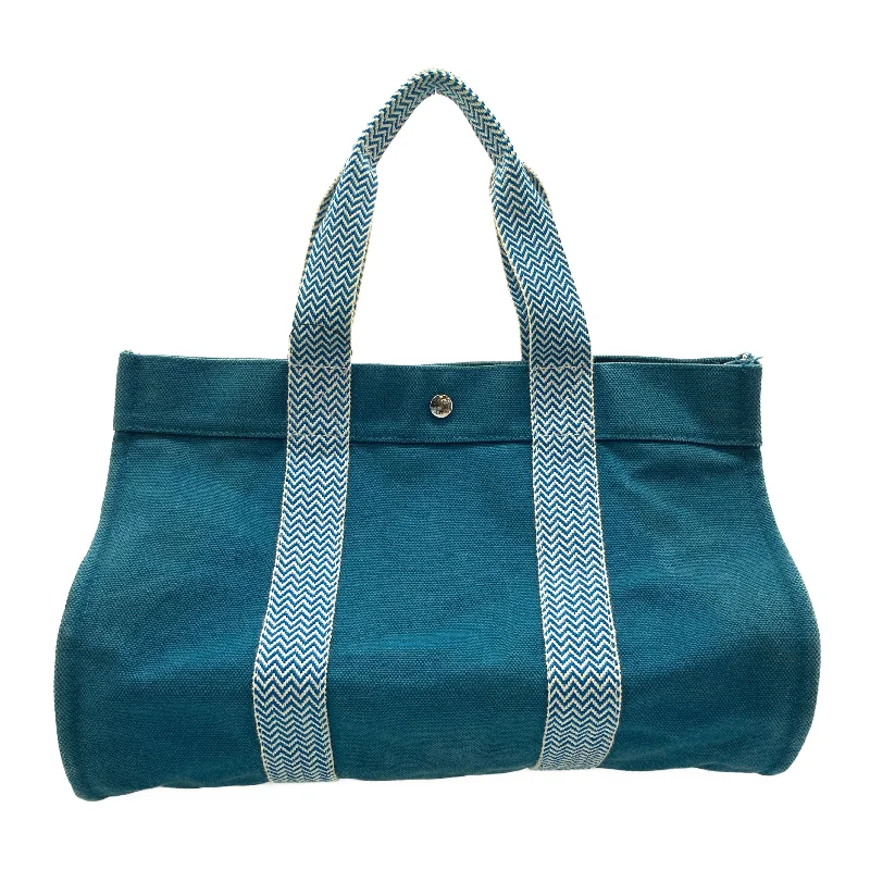HERMES/Tote Bag/GRN/Canvas Sleek And Stylish Handbags At Lower Prices