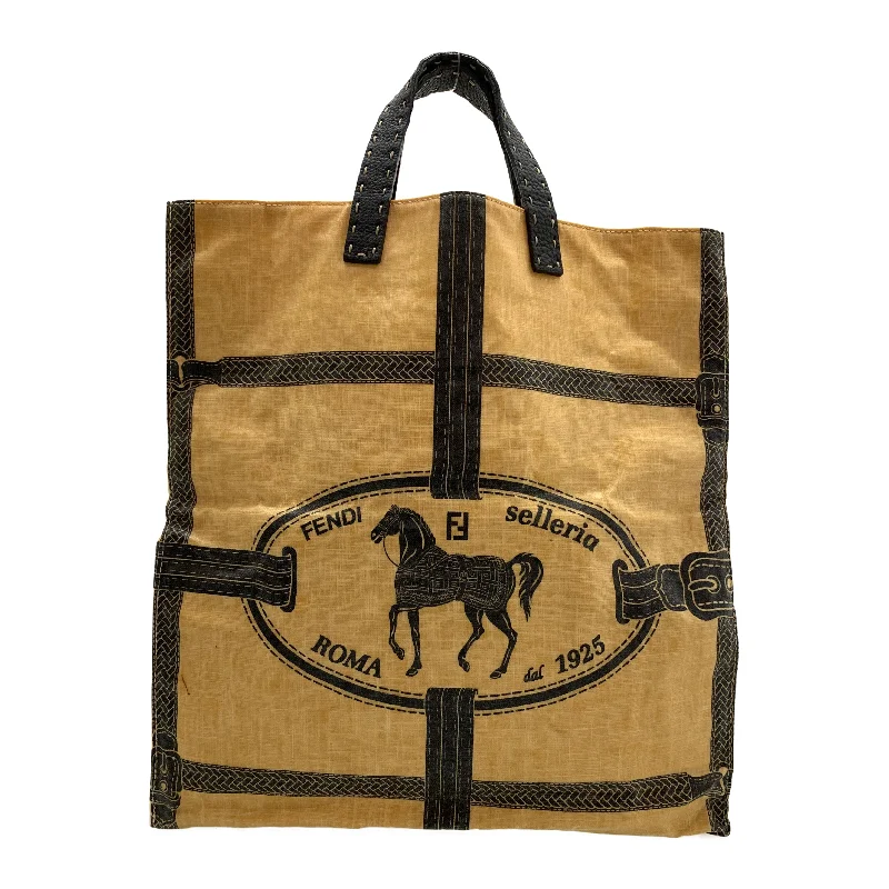FENDI/Tote Bag/BEG/Canvas Unmissable Deals On Everyday Handbags