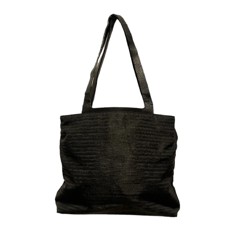 PRADA///Tote Bag/--/Monogram/Nylon/BLK/-- Not Applicable/reversible tote Trendy Purses At Exclusive Promotional Rates PRADA///Tote Bag/--/Monogram/Nylon/BLK/-- Not Applicable/reversible tote Trendy Purses At Exclusive Promotional Rates