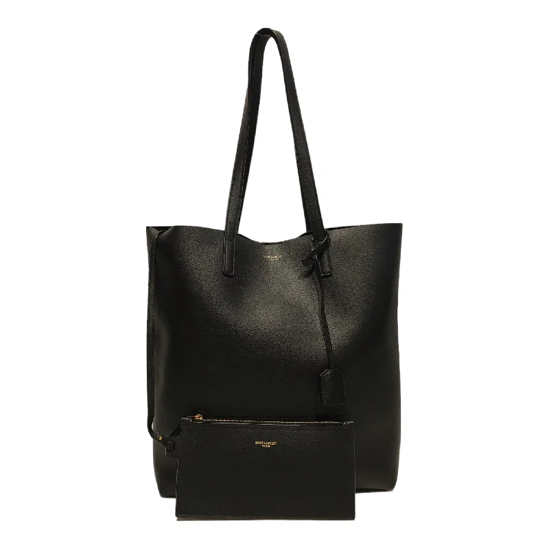 YVES SAINT LAURENT/Tote Bag/Leather/BLK/ Elegant Bags With Limited Stock Available YVES SAINT LAURENT/Tote Bag/Leather/BLK/ Elegant Bags With Limited Stock Available