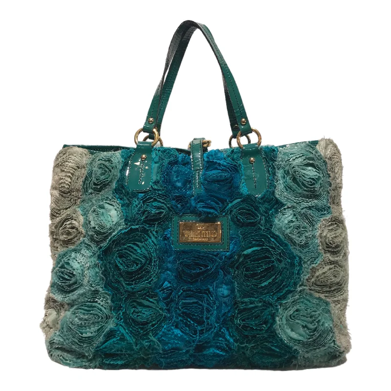 VALENTINO GARAVANI/Tote Bag/OS/Floral Pattern/BLU/ROSETTE Grab Stylish Bags Before They're Gone VALENTINO GARAVANI/Tote Bag/OS/Floral Pattern/BLU/ROSETTE Grab Stylish Bags Before They're Gone