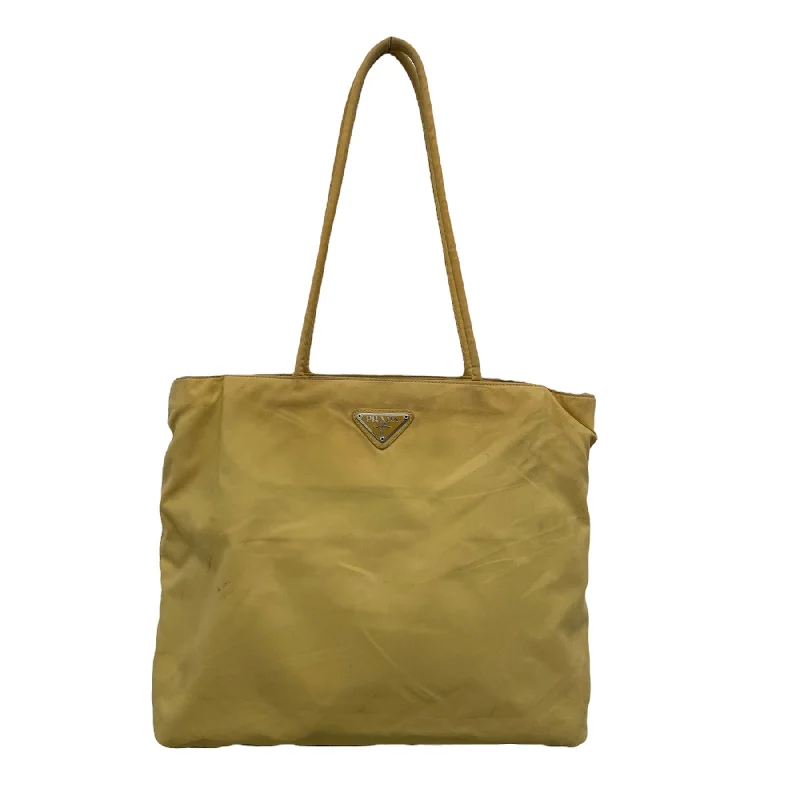 PRADA/Tote Bag/OS/Polyester/YEL/YELLOW TESSUTO Fashion Bags With Huge Discounts
