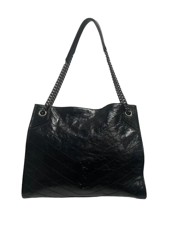 YVES SAINT LAURENT/Tote Bag/OS/Leather/BLK/YSL NIKI Premium Bags, Special Prices