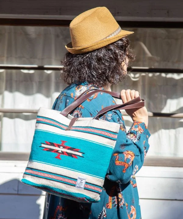 Navajo Pattern Hand Woven Rug Tote Bag Iconic Handbags At Unbeatable Prices