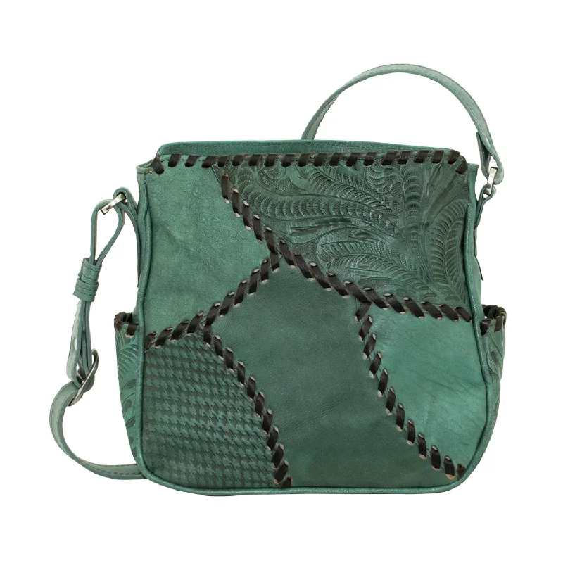 American West Womens Gypsy Patch Light Turquoise Leather Crossbody Bag Limited-Stock Bag Clearance – Hurry American West Womens Gypsy Patch Light Turquoise Leather Crossbody Bag Limited-Stock Bag Clearance – Hurry