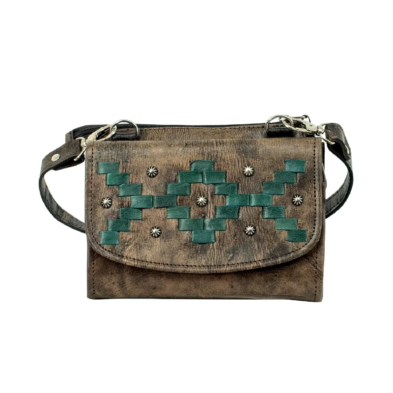 American West Womens Tribal Weave Distressed Charcoal Leather Crossbody Bag Unmissable Deals On Trendy Handbags American West Womens Tribal Weave Distressed Charcoal Leather Crossbody Bag Unmissable Deals On Trendy Handbags