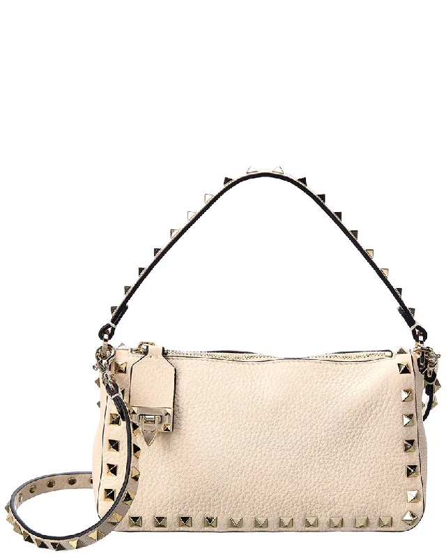 Valentino Rockstud Small Grainy Leather Crossbody Stylish Handbags With Exclusive Online Discounts