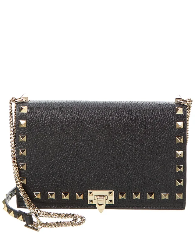Valentino Rockstud Grainy Leather Crossbody Everyday Elegance At Lower Prices
