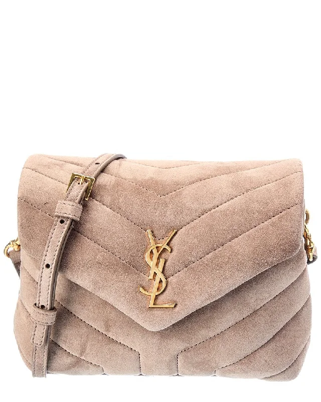 Saint Laurent Loulou Toy Suede & Leather Shoulder Bag Modern Handbags With Stylish Discounts Saint Laurent Loulou Toy Suede & Leather Shoulder Bag Modern Handbags With Stylish Discounts
