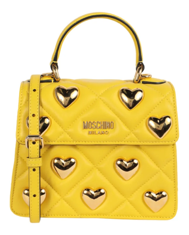 Moschino Womens Heart Studs Quilted Shoulder Bag The Perfect Bag Sale For A Seasonal Refresh Moschino Womens Heart Studs Quilted Shoulder Bag The Perfect Bag Sale For A Seasonal Refresh