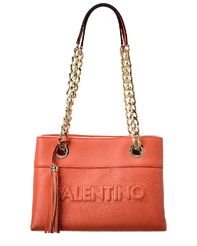 Valentino By Mario Valentino Kali Embossed Leather Shoulder Bag Stylish Totes With Special Discounts Valentino By Mario Valentino Kali Embossed Leather Shoulder Bag Stylish Totes With Special Discounts