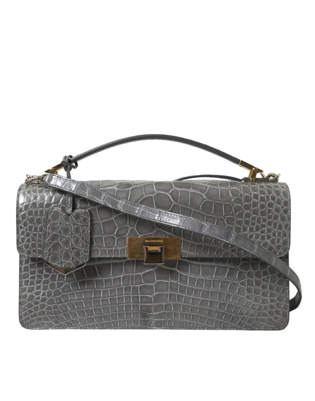 Balenciaga Alligator Leather Medium Shoulder Women's Bag The Handbag Sale You've Been Waiting For Balenciaga Alligator Leather Medium Shoulder Women's Bag The Handbag Sale You've Been Waiting For