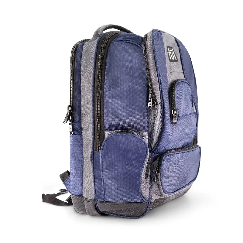 Big Easy Water Resistant 17" FŪL Backpack Navy Grey Statement Bags, Shop Today