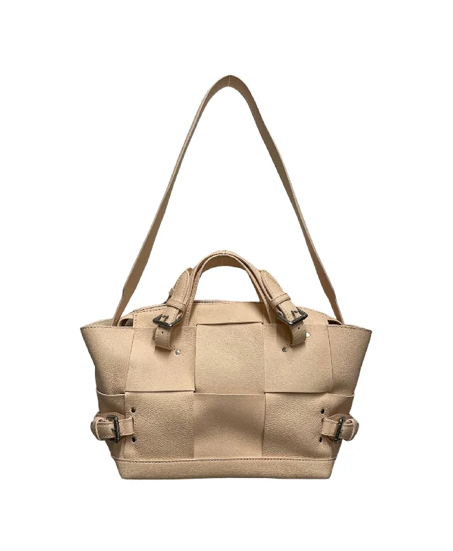 BOTTEGA VENETA Tote Bag/—/Plain/Leather/CRM// Elegant Purses, Shop & Save