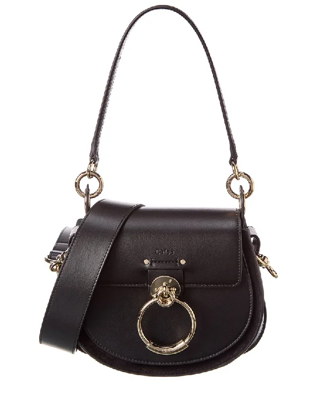 Chloé Tess Small Leather & Suede Shoulder Bag Fashion-Forward Bags At Exclusive Promotional Prices Chloé Tess Small Leather & Suede Shoulder Bag Fashion-Forward Bags At Exclusive Promotional Prices
