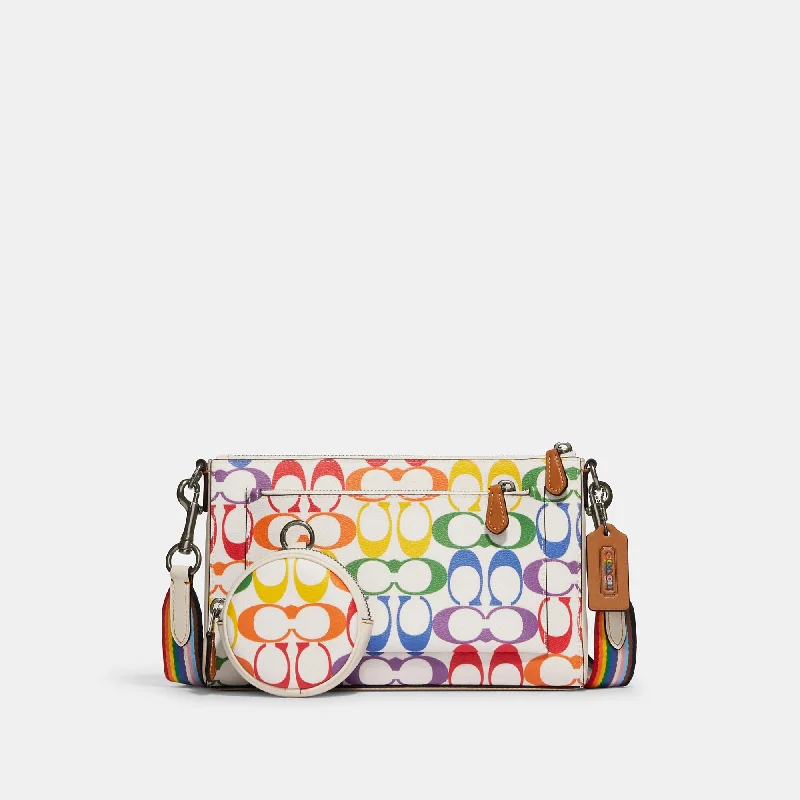 Coach Outlet Holden Crossbody In Rainbow Signature Canvas Chic And Affordable Bags – Grab Yours Today