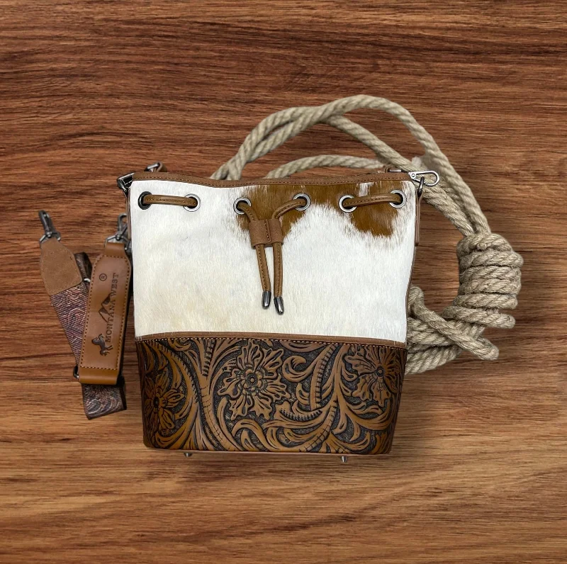 Cowhide Bucket Shoulder/Crossbody Bag Fashion Bags With Huge Discounts