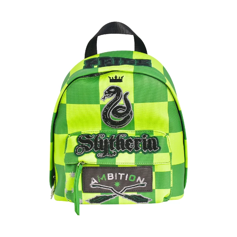 Fred Segal Harry Potter Checker Slytherin Mini Backpack Elegant Bags With Limited Stock Available