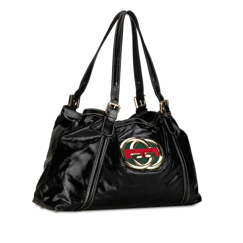 Gucci Bride Double G Sy Line Tote Bag 162094 Black G Patent Leather Gucci Your Perfect Bag At The Perfect Price Gucci Bride Double G Sy Line Tote Bag 162094 Black G Patent Leather Gucci Your Perfect Bag At The Perfect Price