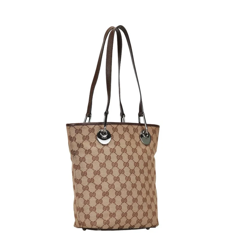 Gucci GG canvas handbag Tote bag 120840 Beige Brown canvas leather ladies Gucci Shoulder Bags, Crossbody Bags, And More On Sale Gucci GG canvas handbag Tote bag 120840 Beige Brown canvas leather ladies Gucci Shoulder Bags, Crossbody Bags, And More On Sale