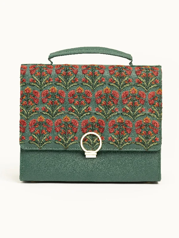 Embroidered Box Handbag Designer Bags, Low Prices