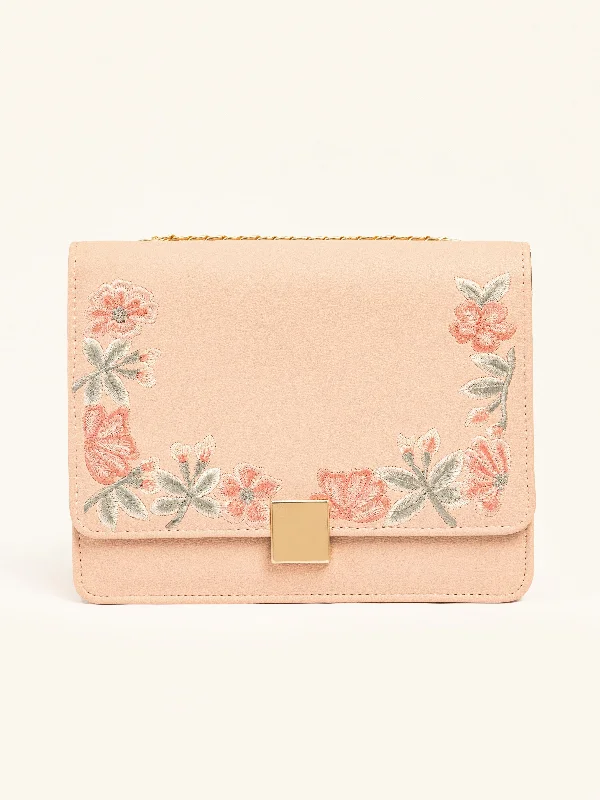 Floral Embroidered Handbag Iconic Handbags At Unbeatable Prices