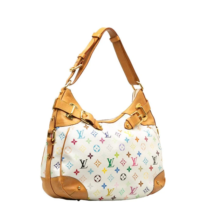 Louis Vuitton Monogram Multicolor M40195 Shoulder Bag PVC/Leather Bronze White Ladies Bike Affordable Elegance, Grab Yours