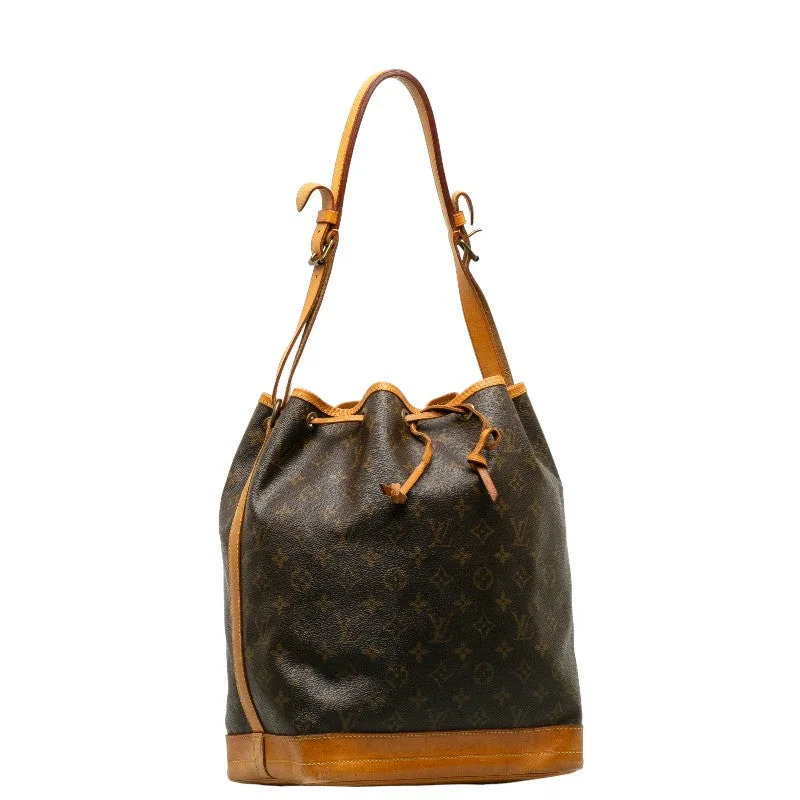 Louis Vuitton Monogram Noe Shoulder Bag M42224 Brown PVC Leather Lady Louis Vuitton Elegant Bags, Limited Stock Available Louis Vuitton Monogram Noe Shoulder Bag M42224 Brown PVC Leather Lady Louis Vuitton Elegant Bags, Limited Stock Available