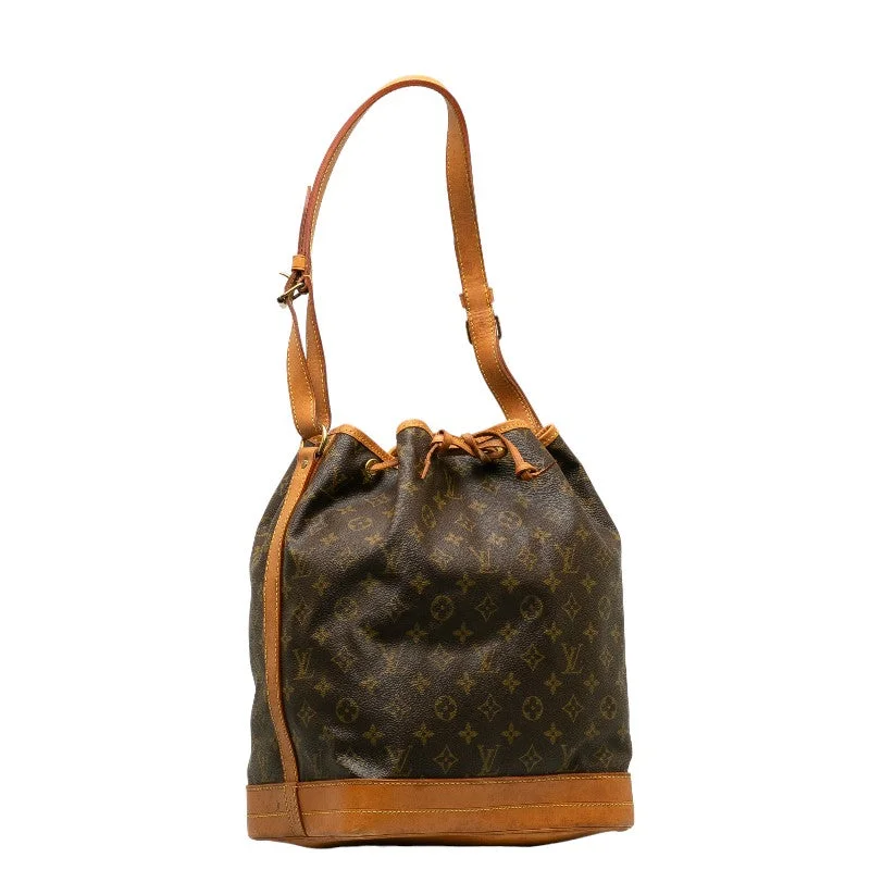 Louis Vuitton Monogram Noe Shoulder Bag M42224 Brown PVC Leather Louis Vuitton Flash Sale On Designer Bags Louis Vuitton Monogram Noe Shoulder Bag M42224 Brown PVC Leather Louis Vuitton Flash Sale On Designer Bags