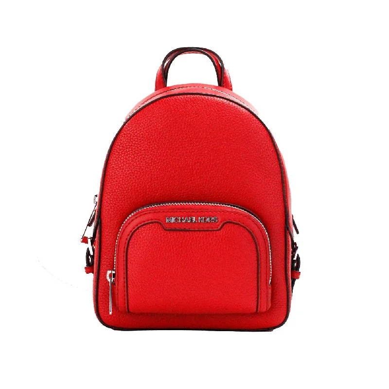 Michael Kors Jaycee Mini XS Bright Pebbled Leather Zip Pocket Backpack Women's Bag Unmissable Deals On Everyday Handbags Michael Kors Jaycee Mini XS Bright Pebbled Leather Zip Pocket Backpack Women's Bag Unmissable Deals On Everyday Handbags